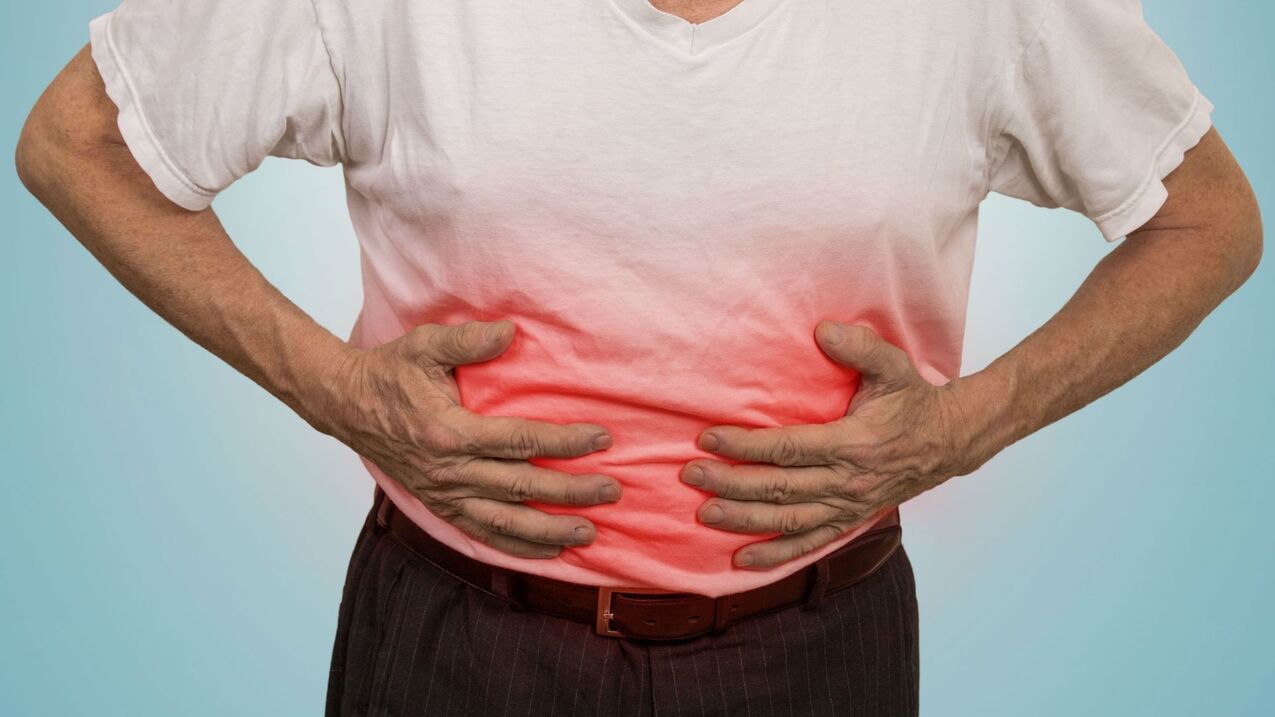 douleur abdominale avec pancréatite